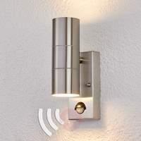 Outdoor wall light Eyrin with motion detector