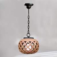 outdoor hanging light salina ceramic lampshade