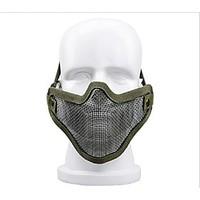 Outdoor self-defense equipment wire protector half face protective mask mask in many sports field equipment