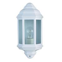 Outdoor And Porch Single traditional White Finish Wall Light