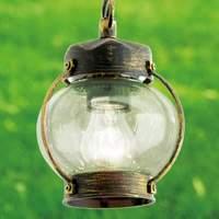 outdoor hanging lamp marguerite with bubble glass