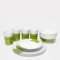 outwell blossom 4 piece picnic set green