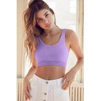 Out From Under Markie Seamless Ribbed Bra, LILAC