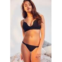 out from under carter mesh bikini knickers black