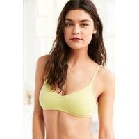 Out From Under Basic V-Neck Bralette, LIME