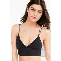 Out From Under Jules Fusion Longline Bra, BLACK