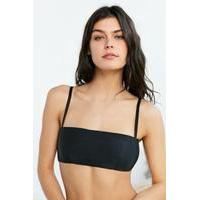 Out From Under Straight Across Micro Bra, BLACK