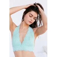 out from under allover scallop lace racerback bralette mint