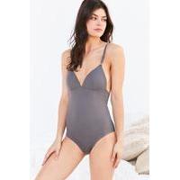 Out From Under Joyce Ribbed Fusion Bodysuit, GREY