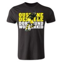 ousmane dembele borussia dortmund player t shirt black