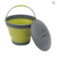 Outwell Collaps Bucket With Lid - Colour: Green