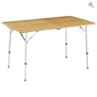 Outwell Custer L Camping Table - Colour: BAMBOO