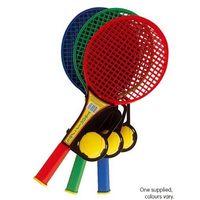 outdoor toys soft tennis set in carry case blue mookie