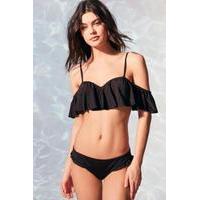 Out From Under Forever Ruffle Bikini Bottoms, BLACK