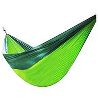 Outdoor Parachute Cloth Double Hammock 270x140CM Portable Parachute Hammock Nylon Double Swing Bed For Camping Hiking Travel