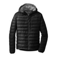 OUTDOOR RESEARCH MENS TRANSCENDENT DOWN HOODY BLACK (SMALL)