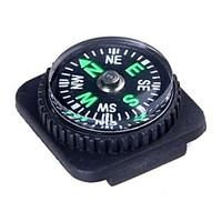 Outdoor Survival Mini Compass with PU Leather Watch Attachment Design