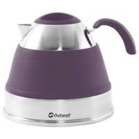 outwell collaps kettle 2 5 l purple