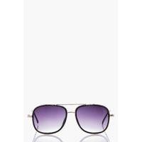 Oversized Square fashion glasses - grey