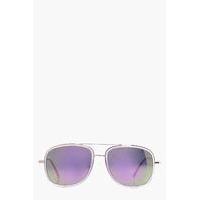 oversized square fashion glasses purple