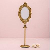 Oval Baroque Standing Frame - Gold