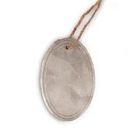 Oval Tin Tags with Jute Hangers