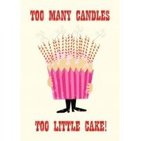 Overflowing Cupcake Candles | Birthday Card | AF1277