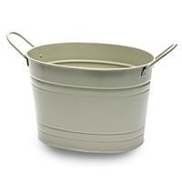 Oval Steel Party Tub Grey 37.5cm