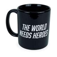 Overwatch The World Needs Heroes Slogan and Logo Ceramic Coffee Mug Black (ge3213)