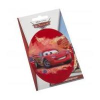 Oval Lightning McQueen from Cars Iron On Motif