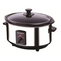 Oval Stainless Steel Slow Cooker 3.5L
