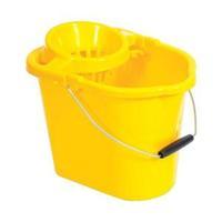 Oval Mop Bucket 12 Litre Yellow MBPY