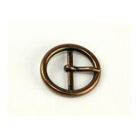 Oval Metal Buckle Fastener Bronze