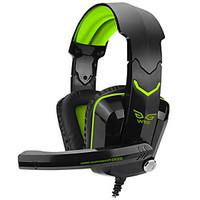 over ear game gaming headset luminous wired headphones headband with m ...