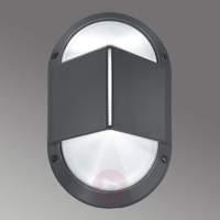 OVALE SPLIT bright outdoor wall lamp anthracite