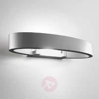 Oval wall light HELI, grey