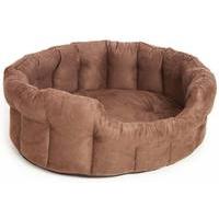 Oval Premium Faux Suede Softee Beds