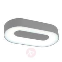 Oval Ublo LED wall light for outdoor areas