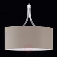 oval pendant lamp mira cappuccino