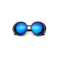 Oversized Round Retro Sunglasses