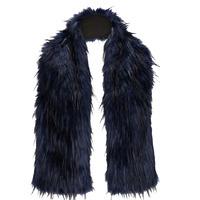 Oversized Faux Fur Collar