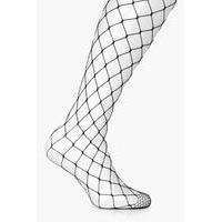 Oversized Fishnet Tights - black