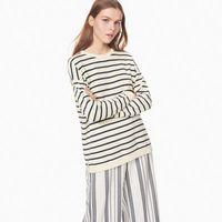 Oversized Breton Stripe Crüe - Cream