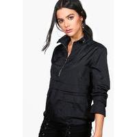 Overhead Zip Sports Jacket - black