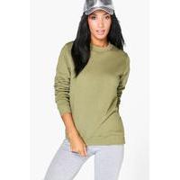 Oversized Sweatshirt - khaki