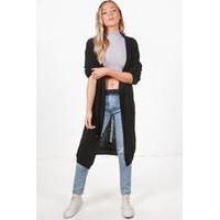 oversized distressed cardigan black