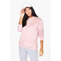 Oversized Sweatshirt - dusky pink