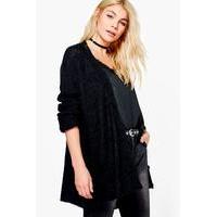 oversized boyfriend cardigan black