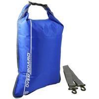 overboard 30 litre dry flat bag blue