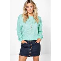 Oversized Jumper - green